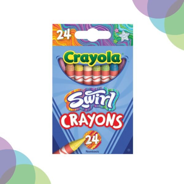 Crayola Crayons Swirl Set of 24
