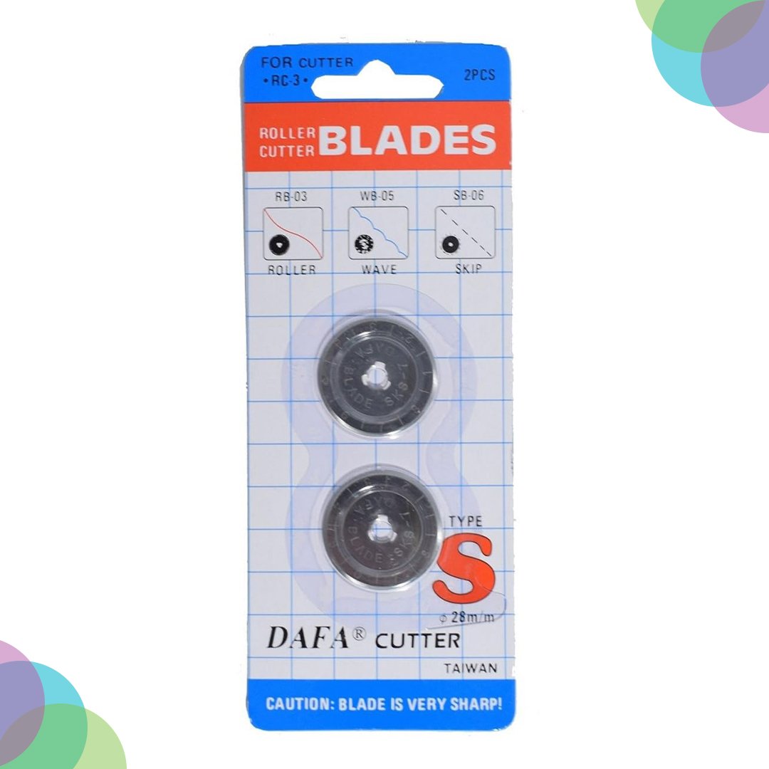 Dafa Rotary Cutter Replacement Blades 28mm (RC-3)
