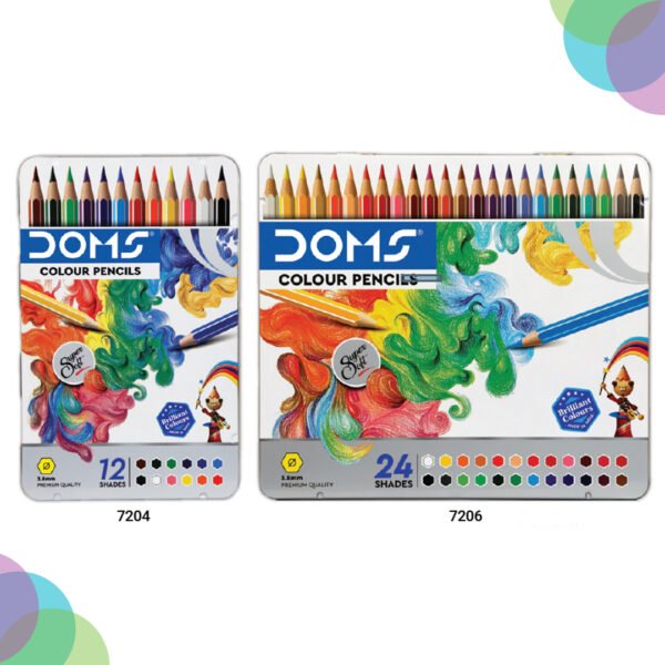 Doms Colour Pencil Tin Sets