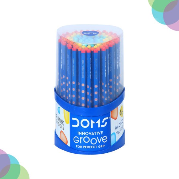 Doms Groove Super Dark Graphite Pencils Pencil Set of 100
