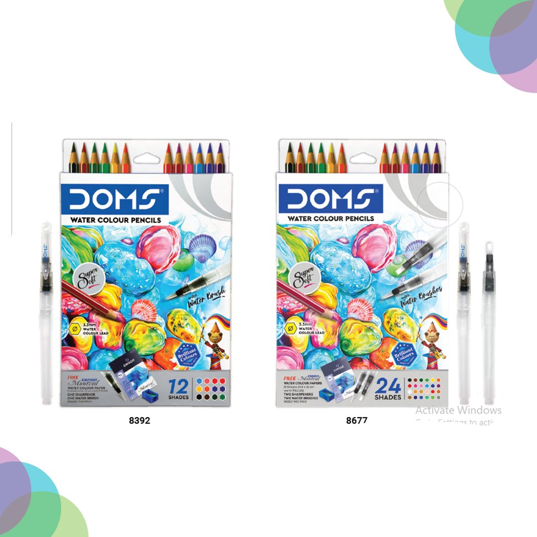 Doms Water Colour Pencil Sets