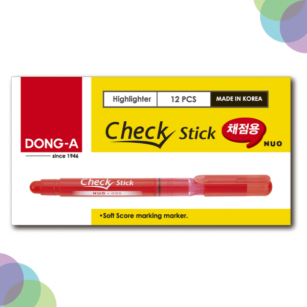 Dong-A Check Stick Red