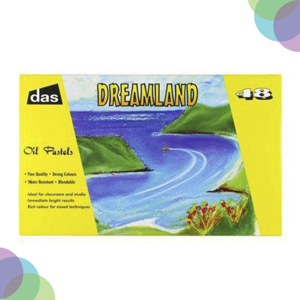 Dong-A Dreamland Hexagonal Oil Pastel Sets