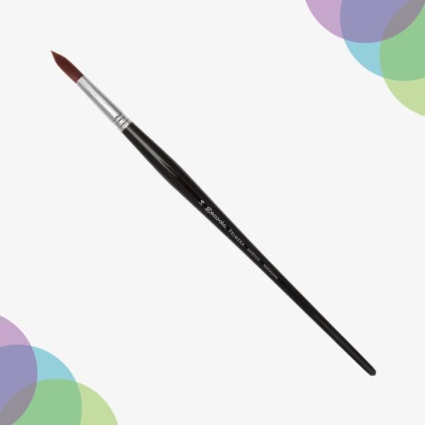 Escoda Round Long Synthetic Brown Dark Brushes Series 1549