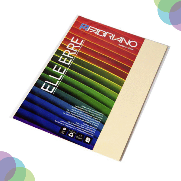 FABRIANO Elle Erre 220 GSM 50CM X 70CM - 27 Colours - Pack of 10