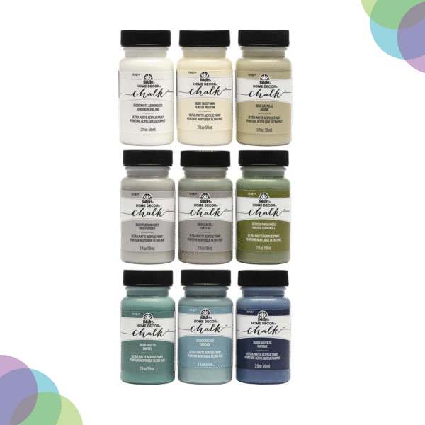 FolkArt Home Decor Chalk Paints 59ml set 9 Set 1