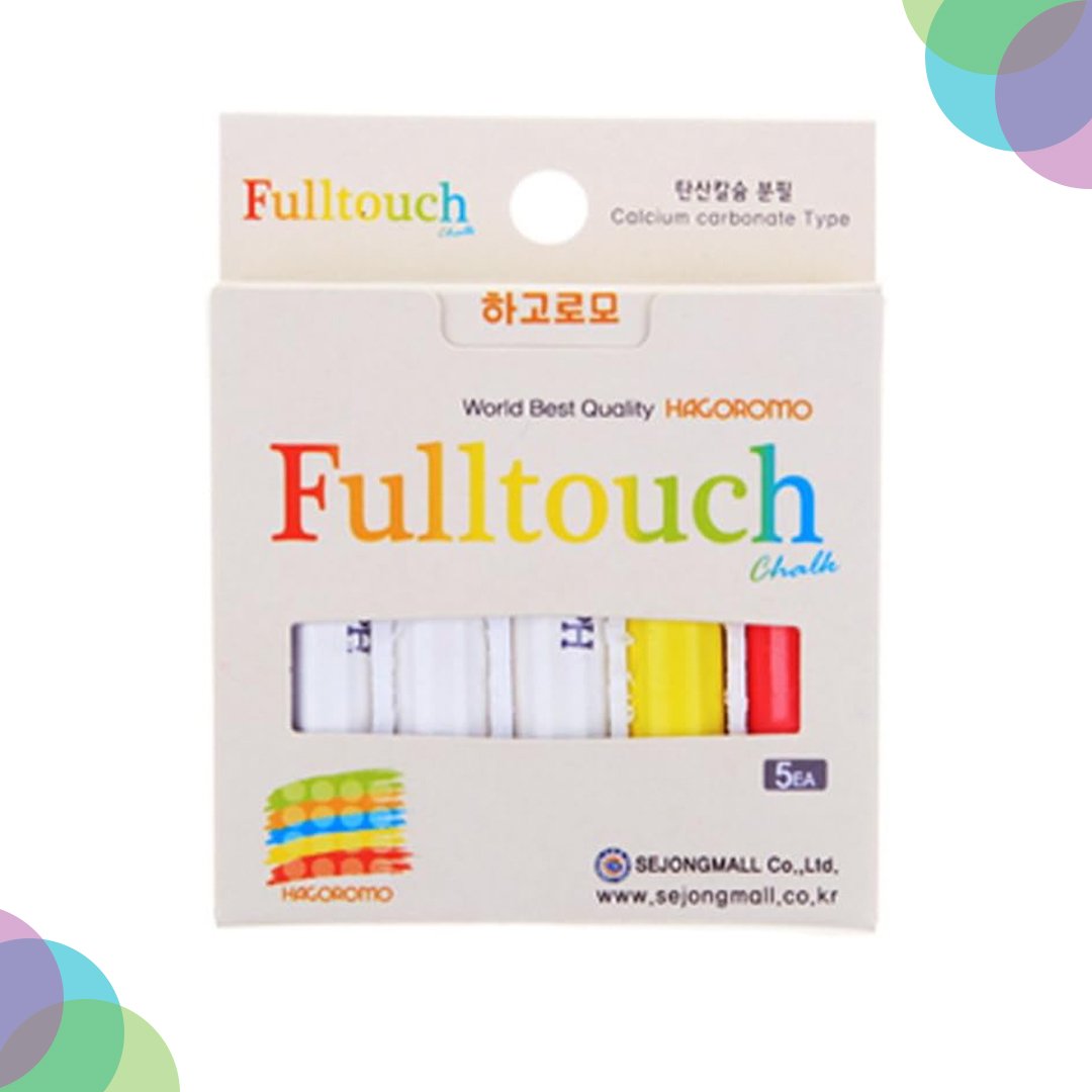 HAGOROMO Fulltouch Chalk 3 colours Set of 5
