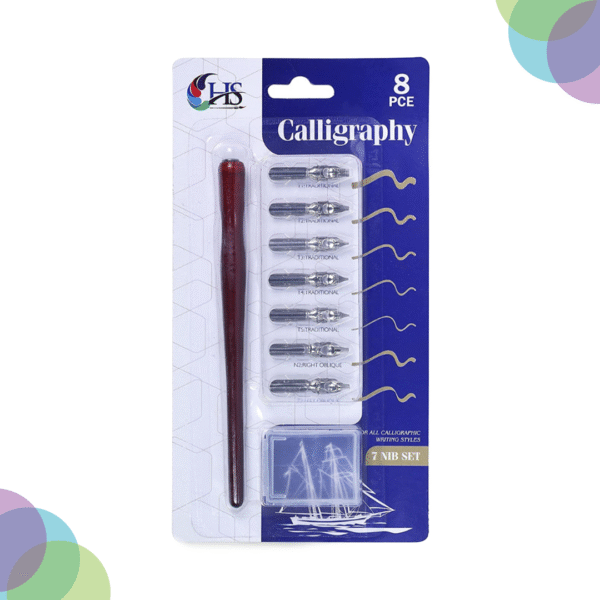 HS Calligraphy Dip Pen Set With 7 Nibs