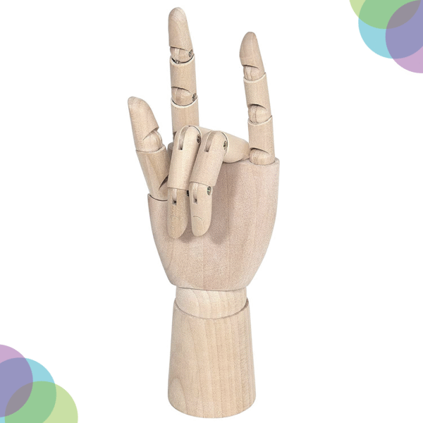 HS Wooden Hand Manikin