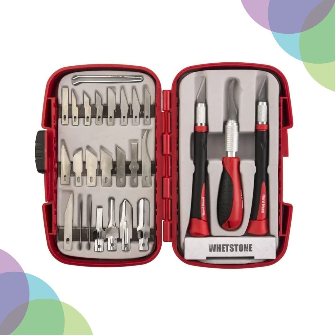 Keep Smiling Hobby Knife Set 30 Keep Smiling Hobby Knife Set 30