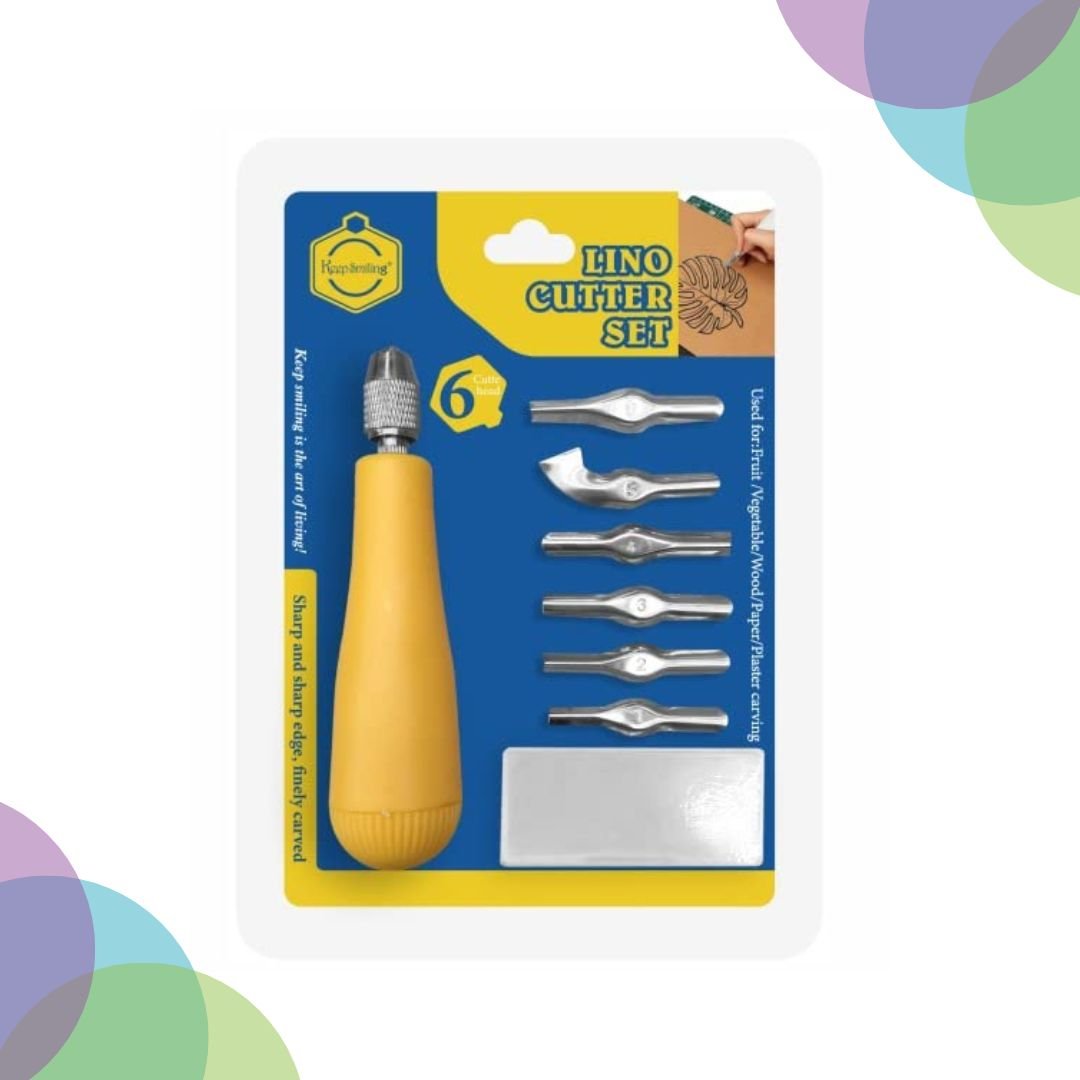 Keep Smiling Lino Tools Set Of 6