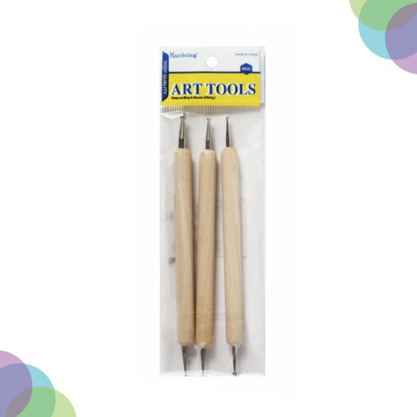 Keep Smiling Pottery Clay Tools Set Of 3pc