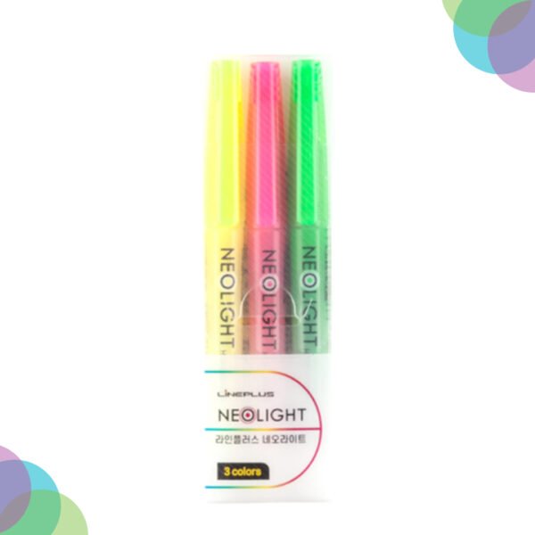 Lineplus Highlighter Neolight 3 Pc Set