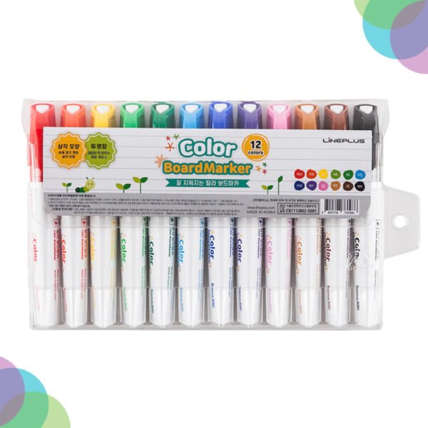 Lineplus White Board Marker Fine Set of 12