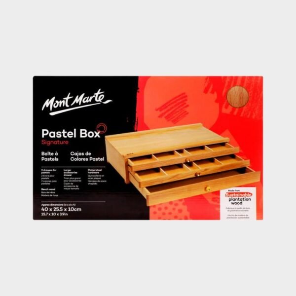 MM Pastel Box 3 Drawer Wooden