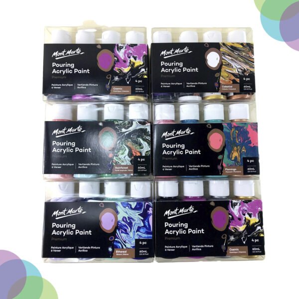Mont Marte Acrylic Pouring Sets