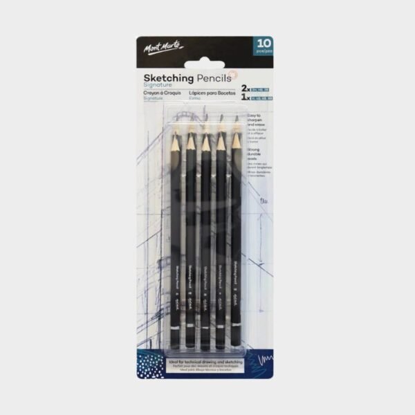 Mont Marte Sketching Pencils 10pc