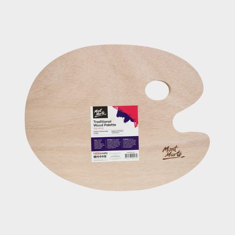 Mont Marte Traditional Wood Palette 30x38cm