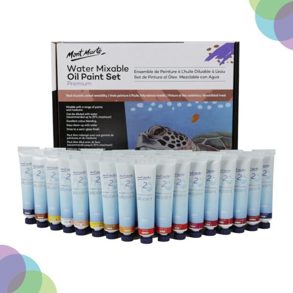 Mont Marte Water Mixable Oil Paint Set
