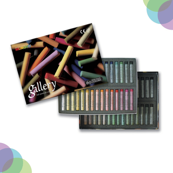 Mungyo Gallery Artists extra fine soft pastels sets with bright, smooth pigments
