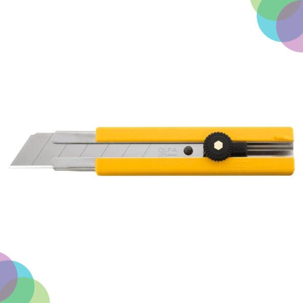 Olfa Classic Extra Heavy-Duty Utility Knife with Rubber Grip 25mm (H-1)