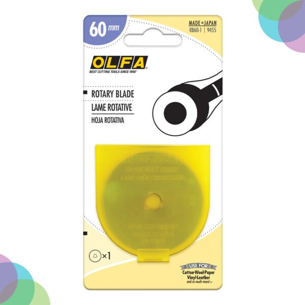 Olfa Rotary Cutter Blade 60mm Pack of 1 (RB60-1)