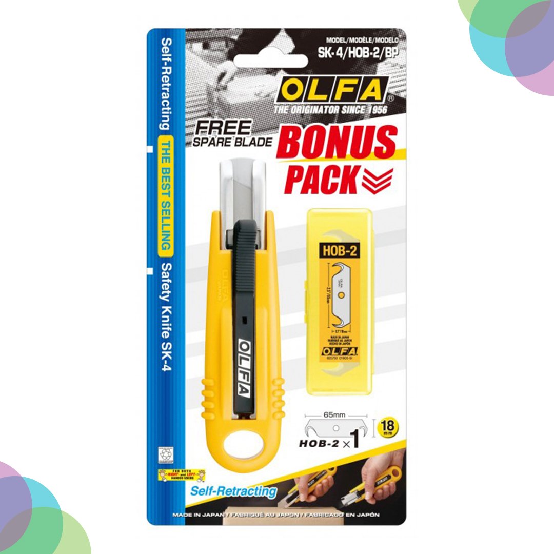 Olfa Self Retracting Safety Knife ( SK-4 )