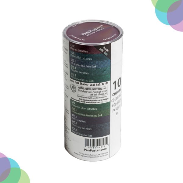 PanPastel Set of 10 Extra Dark Cool  (30106)