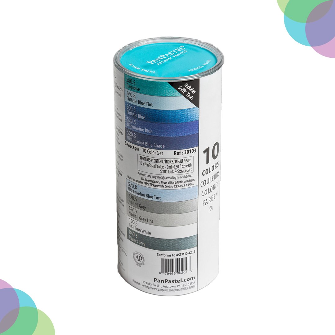 PanPastel Set of 10 Seascape Colours (30103)