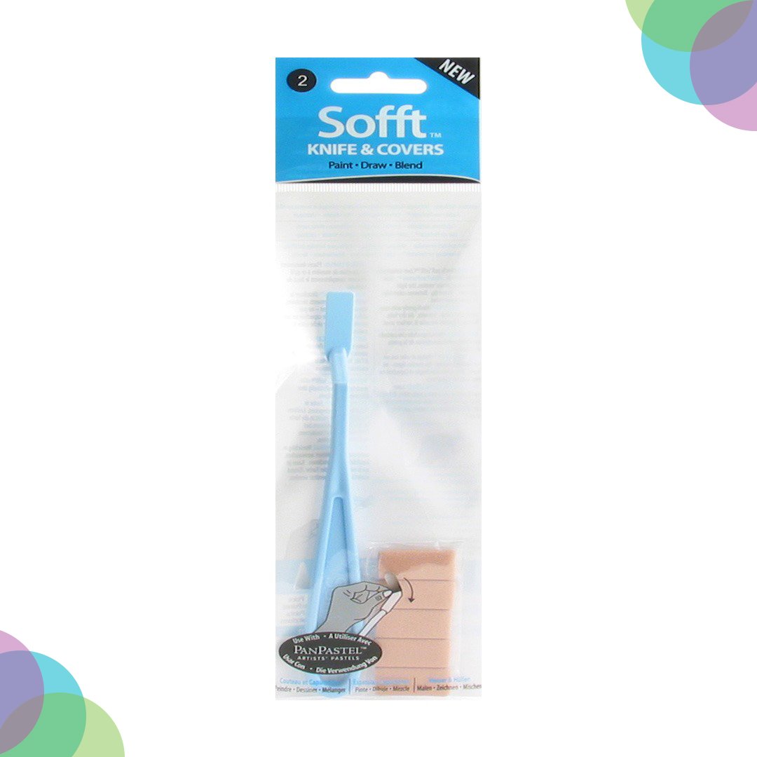 Panpastel Sofft 1 Knife & 5 Covers Flat No. 2 (65002)
