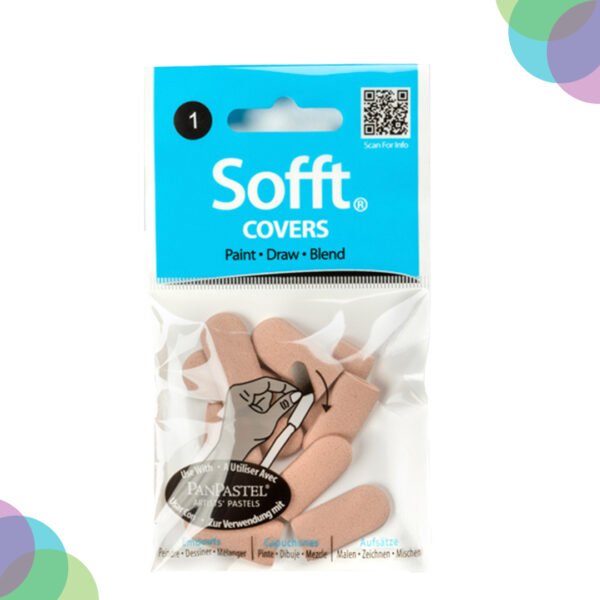 Panpastel Sofft Covers Round No. 1 Pack of 10 (62001)