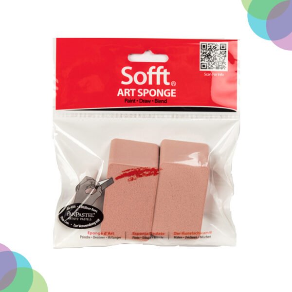 Panpastel Sofft Flat 2 Angle Slice Sponges Pack (61031)