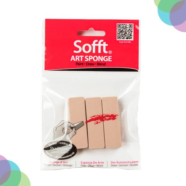 Panpastel  Sofft  Flat 3 Sponge Bars Pack (61022)