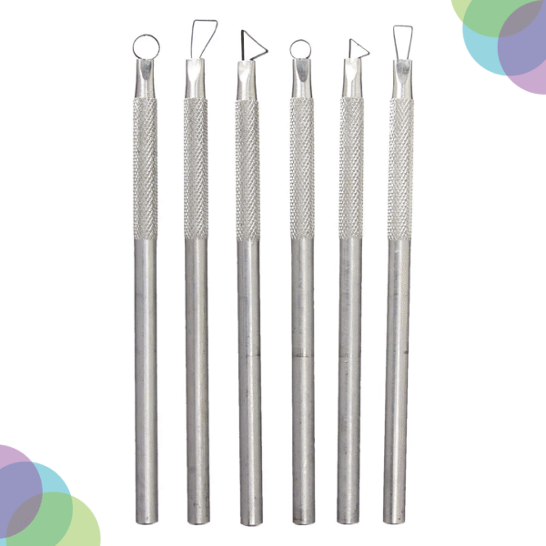Pottery Clay Tools Set Of 6pc
