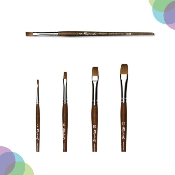 RAPHAEL Precision Watercolour Flat Brush Sr. 8534