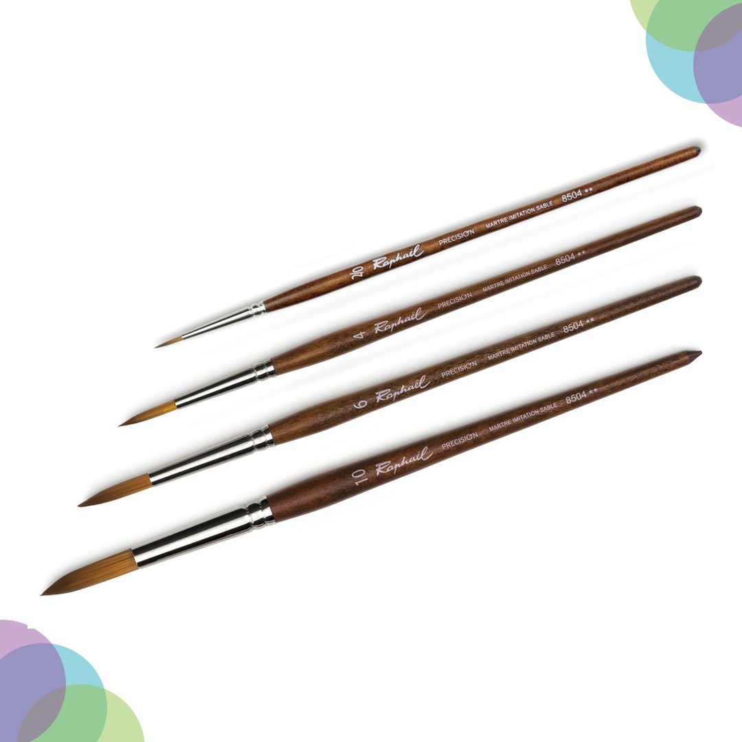 RAPHAEL Precision Watercolour Round Brush Sr. 8504