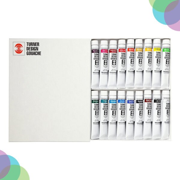 Turner Design Gouache Colour Set Of  18x25ml