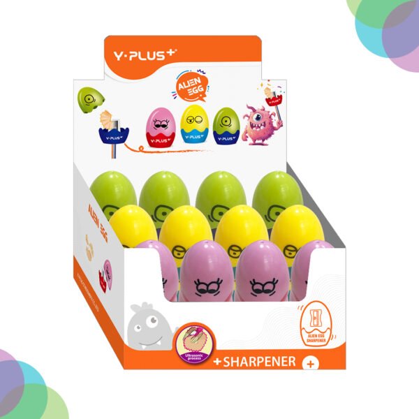YPLUS Alien Egg Sharpner Pack of 20