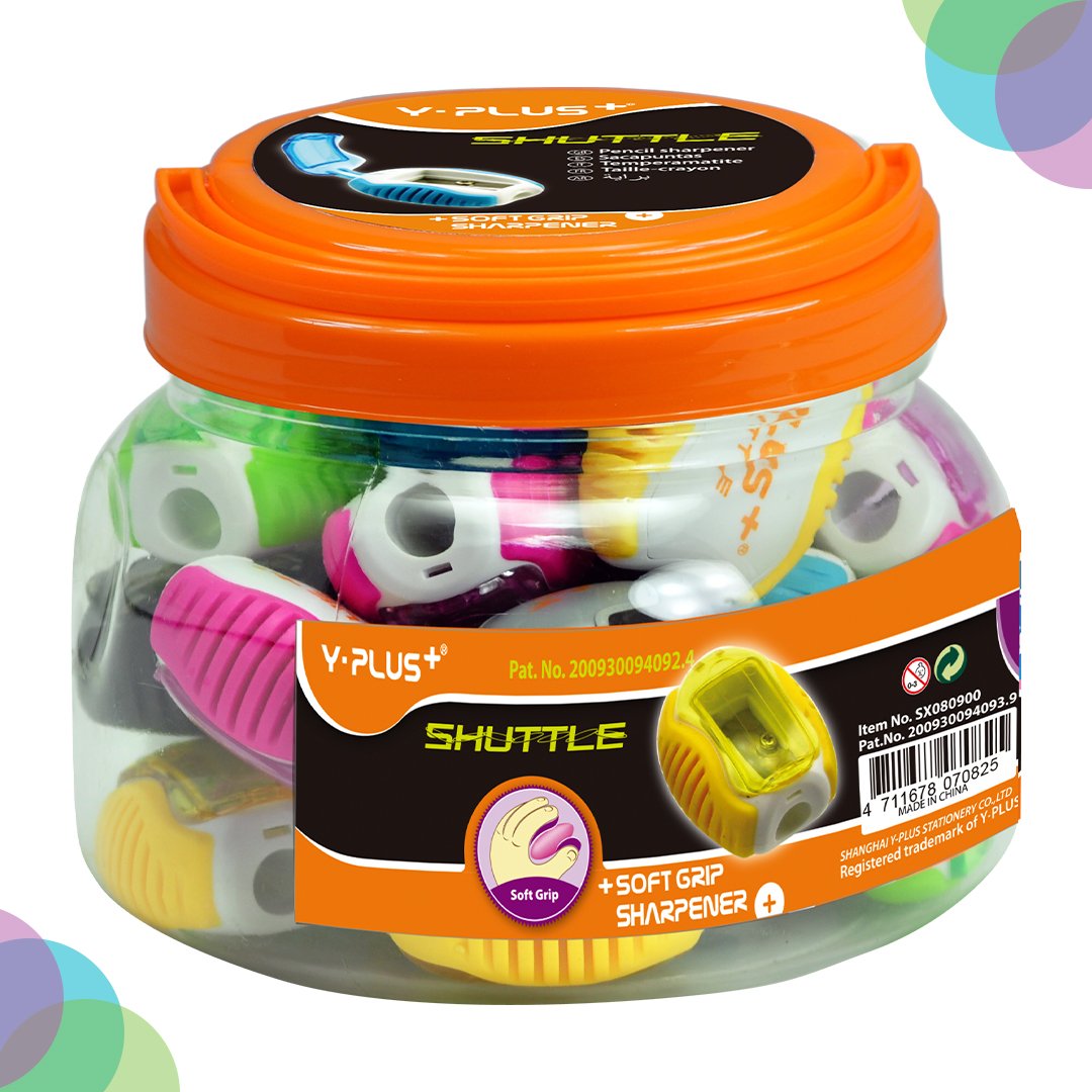 YPLUS Shuttle Sharpner Pack of 36