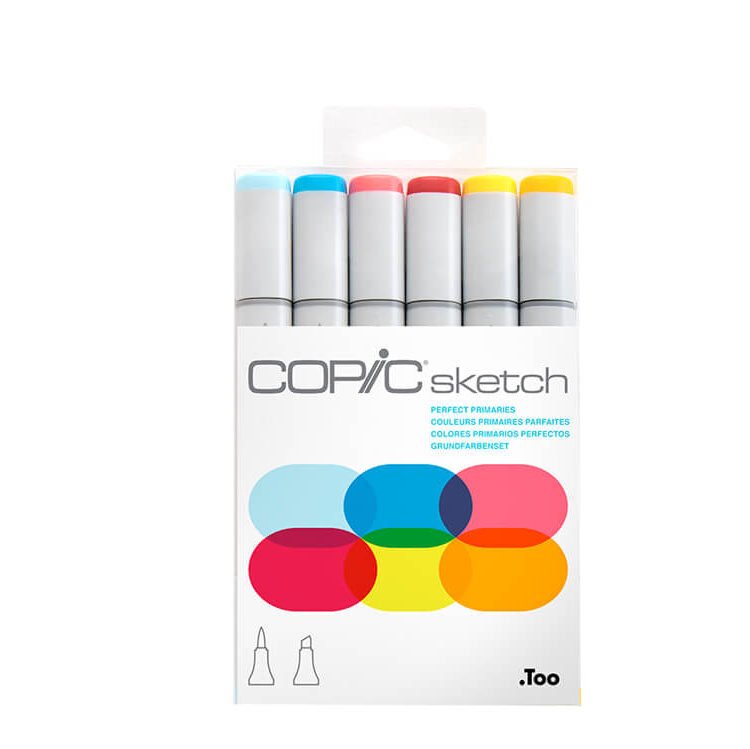 Copic Markers 6-Piece Sketch Set Copic Markers 6-Piece Sketch Set - Image 5