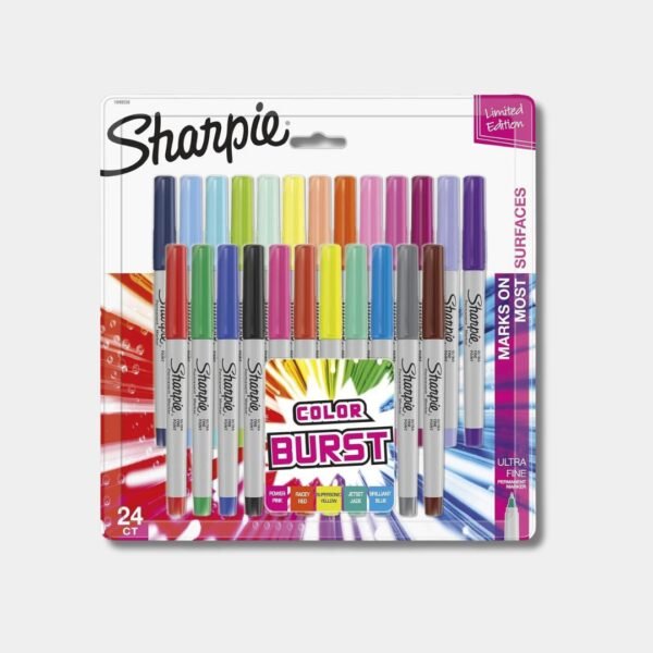 Sharpie Colour Burst Assorted Ultra Fine Set Of 24