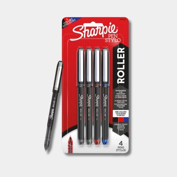 Sharpie Assorted Roller Ball Pen 0.5 Assorted 3 Colour