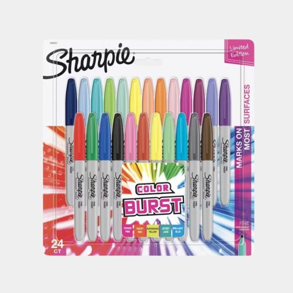 Sharpie Colour Burst Assorted  Fine Set Of 24