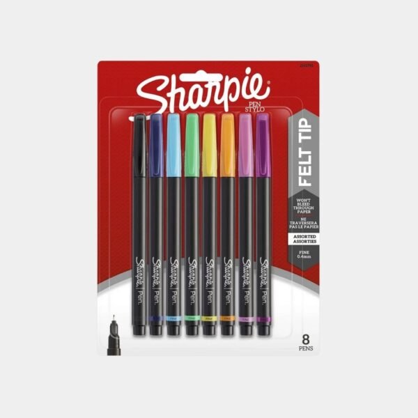 Sharpie Felt Pen Set Of 8 Assorted