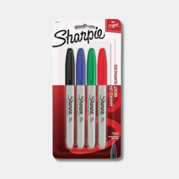 Sharpie Fine Marker Set Of 4 Assorted
