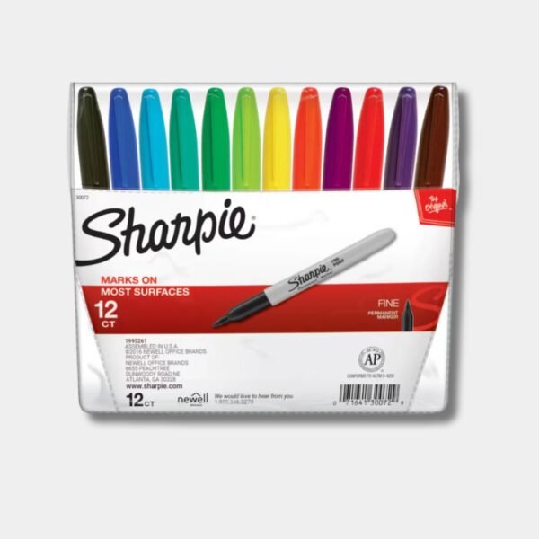 Sharpie Fine Set Of 12 Assorted Pouch