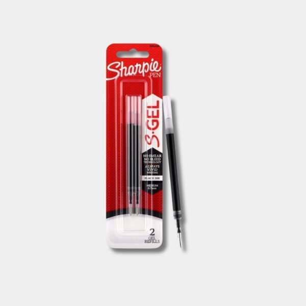 Sharpie S-Gel Pen 0.7 Black Refill Pack Of 2