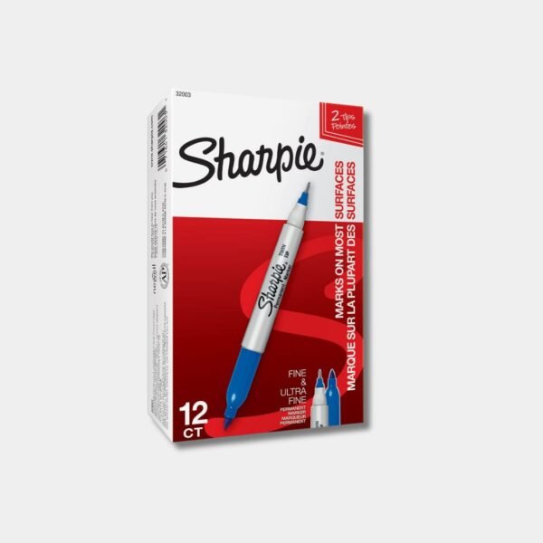 Sharpie Fine Blue Pack Of 12