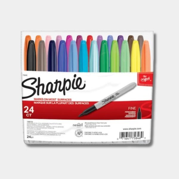 Sharpie Fine Set Of 24 Assorted Pouch