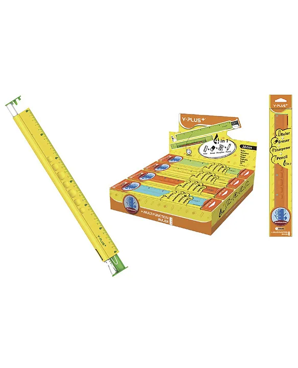 YPLUS 4 in 1 SEO Ruler – Multifunction Geometry Ruler for Students